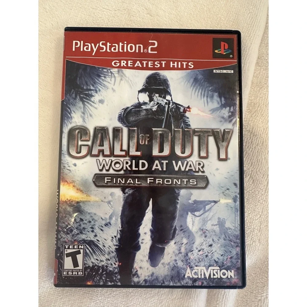 PlayStation 2 call of duty world at war final fronts‎